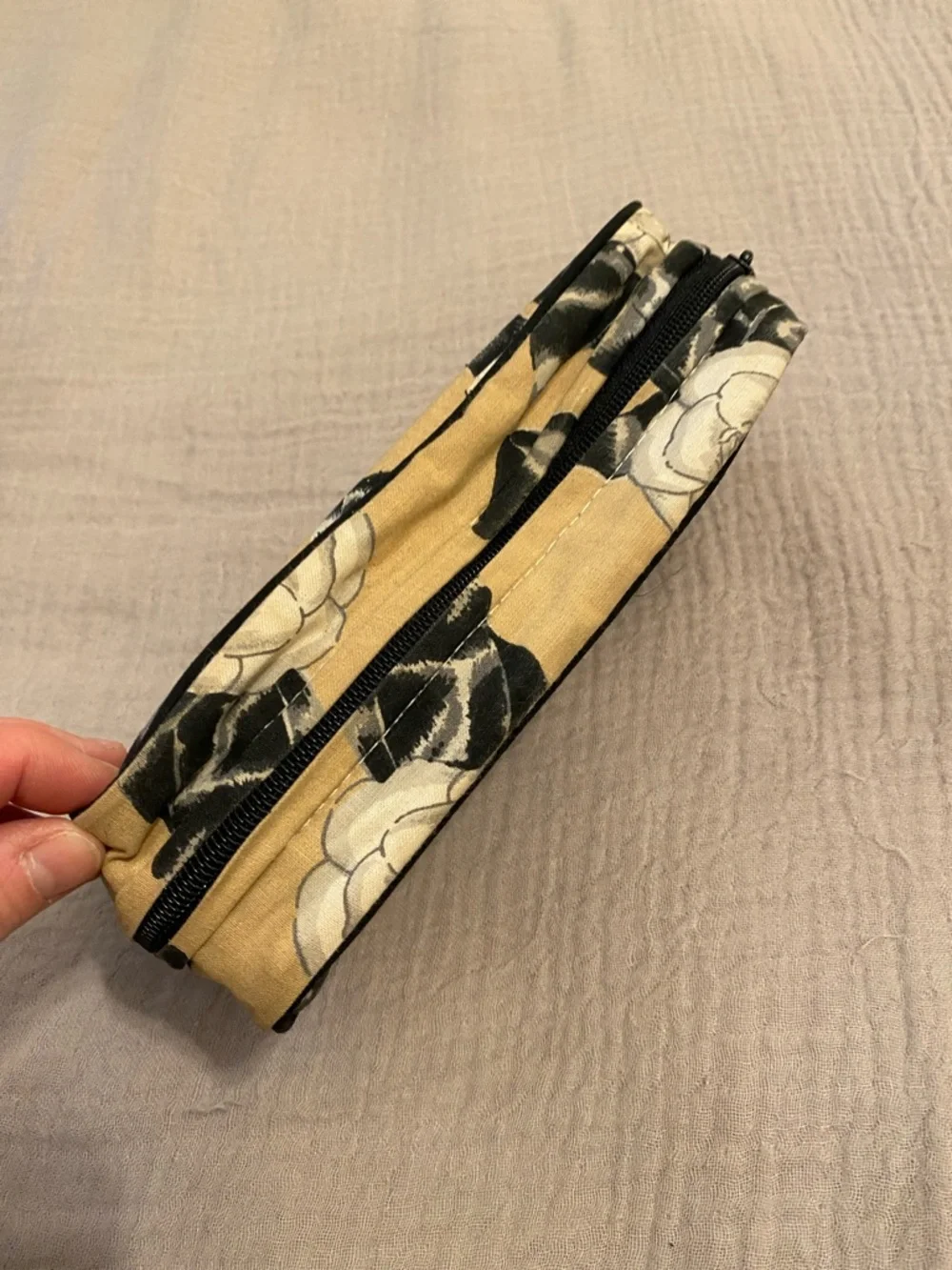Chanel Vintage cosmetic bag .